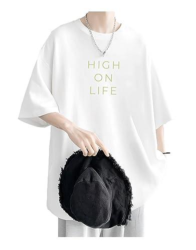 Rigo Printed Oversized T-Shirts For Men | Drop Shoulder T-Shirt For Men