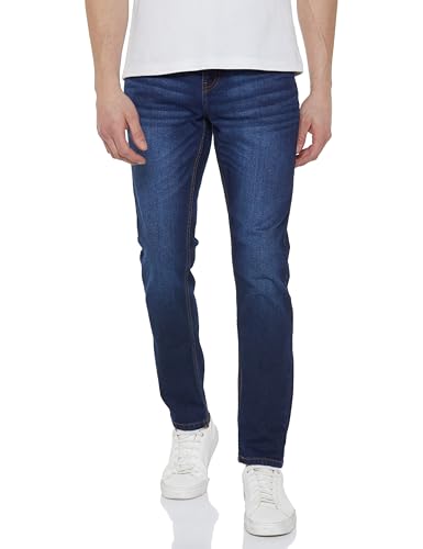 INKD Mens Regular Jeans (INKSS23MJN-011_Inkwell Indigo
