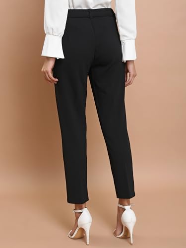 Ketch WomenS Regular Casual Pants (Khp0000007_Black