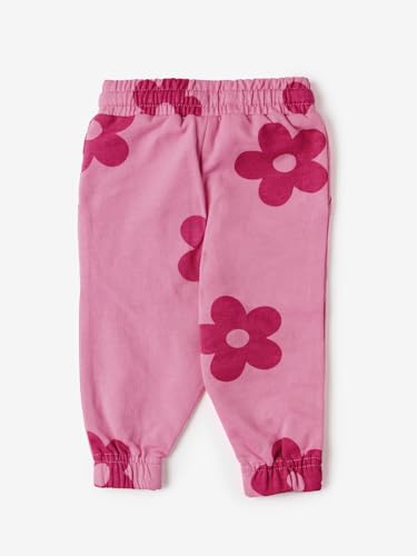 The Souled StoreTSS Originals: Pink FloraGirls Cotton Joggers