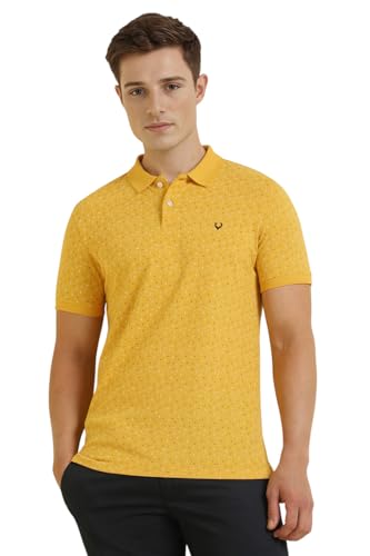 Allen Solly Men Printed Polo Neck Protective Gear