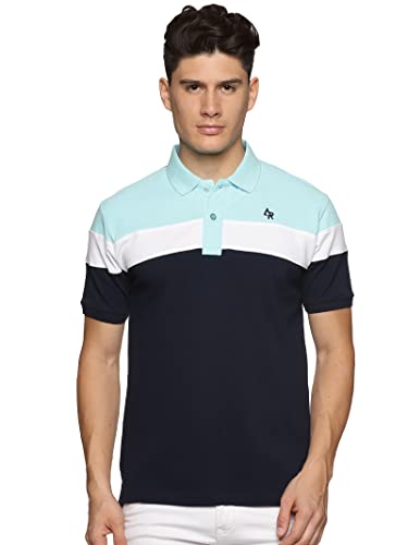 ADRO Premium Cotton Multicolor Polo T-Shirt for Men (PN23-S5-MIWHNB_Mint_XL)