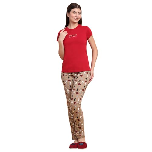 Sweet Dreams Women Solid Pyjama Set