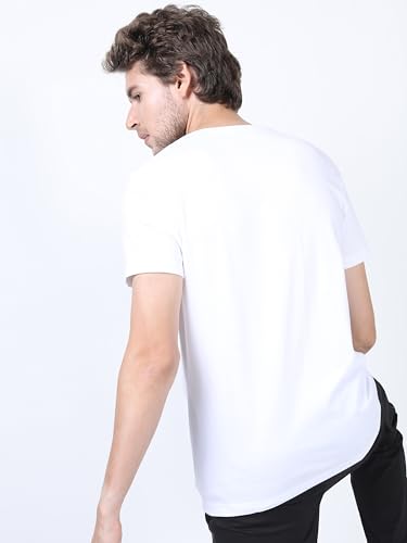 Ketch MenS Slim Fit T-Shirt (Khts000107_White
