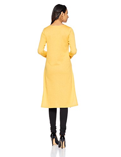 Aurelia Women's Polyester Cotton Straight Winter Kurta