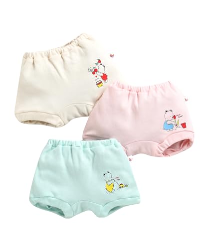 Bumzee Boys Cotton Drawers Pack Of 3 Beige & Pink - 6-12 Months (Peb10716C-Bge)