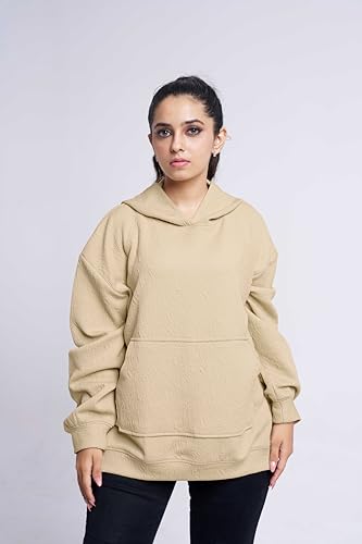 Greciilooks Oversized Cotton Winter Hoodie & T-Shirt For Women