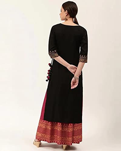 GoSriKi Women's Kurta with Skirt