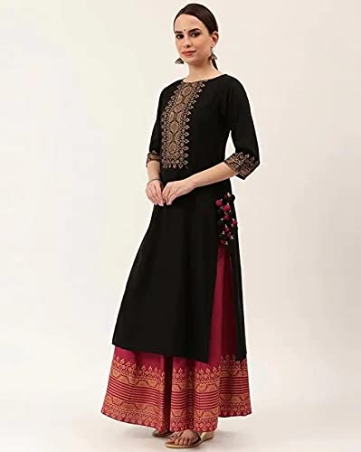 GoSriKi Women's Kurta with Skirt