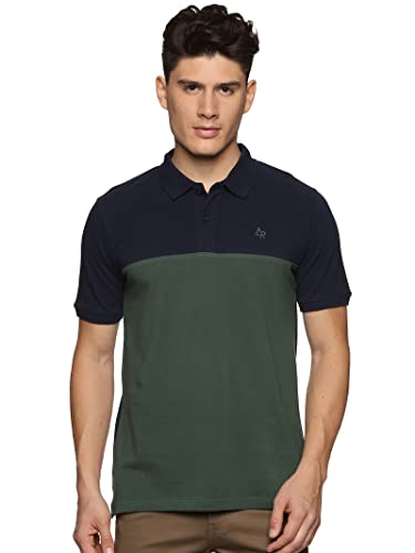ADRO Premium Cotton Multicolor Polo T-Shirt for Men (PN23-S6-NBSG_Stone Green_XL)