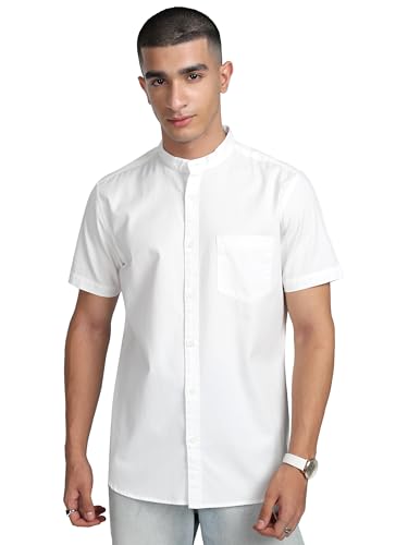 Ketch MenS Slim Fit Shirt (Khsh001811_White