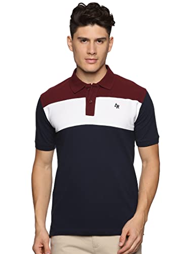 ADRO Mens Premium Multicolor Polo T-Shirt (PN23-S4-MRWHNB_Maroon_XL)