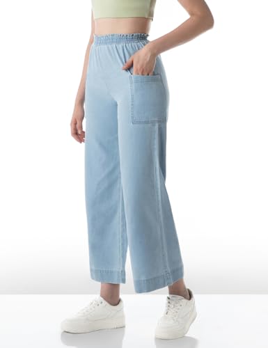 INKD Regular Fit Mid Rise Womens Jeans (Inkss24Wjn-401_Seaside Slate