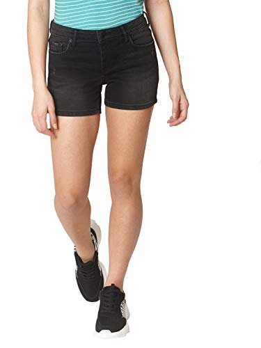 Vero Moda Slim Fit Shorts (211305701_Black_M)