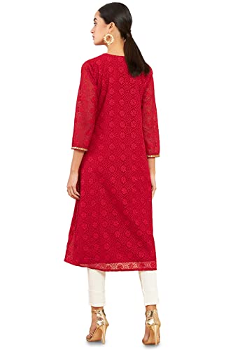 Soch Women's Georgette A-Line Regular Dress Shirt