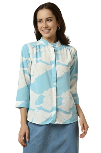 Allen Solly Women Printed Formal Cotton Stretch Shrug