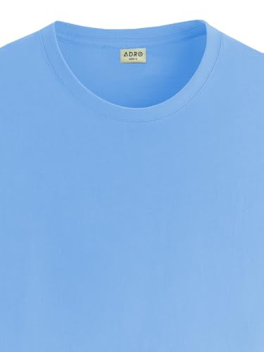 ADRO Mens Smile Printed Cotton T-Shirt_RN24-L2-SMILE-SK