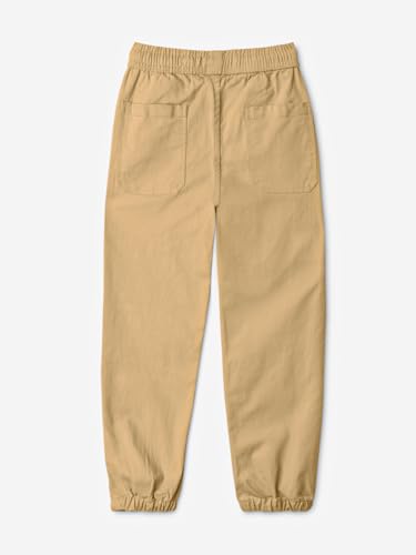 The Souled Store Solids: Sunny Sand Boys Drawstringed Regular Fit Cotton Joggers (2-8 Yrs)