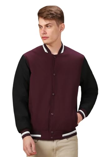Dennis Lingo Men Colorblock Polyester Regular Fit Full Sleeves Bomber Jacket