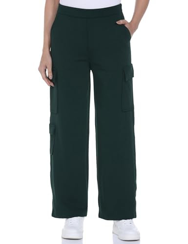 FYLTR Womens Relaxed Casual Pants (FYLAW24WP-502_Olive Dew