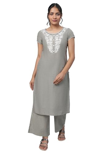 Aurelia Women'S Viscose Kurta & Palazzo (23Feas14263-505794_Yellow