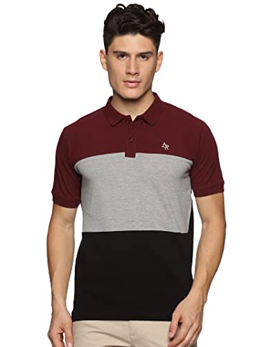 ADRO Premium Cotton Multicolor Polo T-Shirt for Men (PN23-S3-MRGRBL_Maroon_XL)
