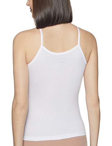 Rupa Softline Solid Regular Fit Women Super Combed Cotton Adjustable Spaghetti Strap Top, Under-Shirt,Stretchable and Body-Huggi