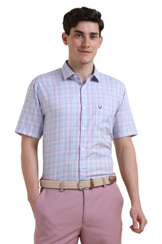 Allen Solly Men Slim Fit Formal Short Sleeve Shirt