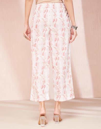 Fabindia WomenS Regular Casual Pants (1037227Peach_Peach