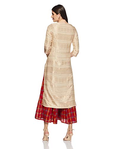 W for Woman Women Cotton Straight Fit Straight Kurta