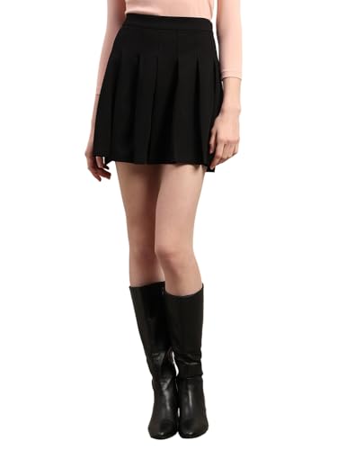 Vero Moda WomenS Flared High-Rise Black Skirt