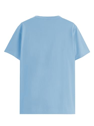ADRO Mens V Neck T-Shirt|100% Combed Cotton T-Shirt|V-Neck Half Sleeve T-Shirt|VN24-M-PLN-SK