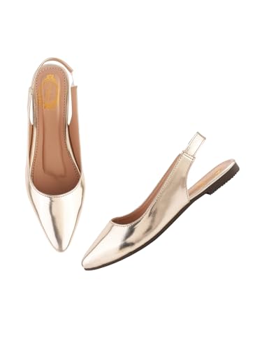 Shoetopia WomenS Block Heel Ballet Flats