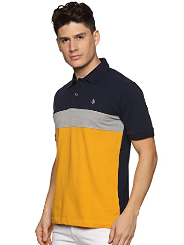 ADRO Premium Polo T-Shirt for Men (PN23-S1-NBGRMU-MU_Mustard)