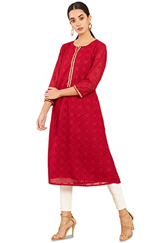 Soch Women's Georgette A-Line Regular Dress Shirt