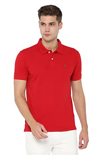 Allen Solly Men Regular Fit Casual Cotton Polo Shirt
