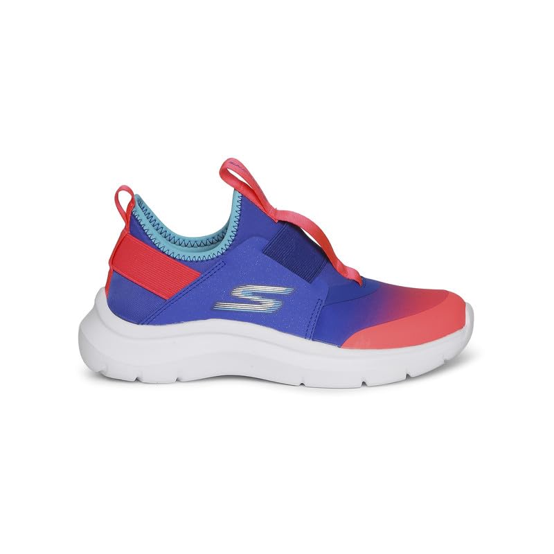 Skechers Girls Skech Fast Ombre S Vegan Lightweight Cushioned Comfort Midsole Sneakers