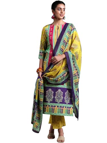 Libas WomenS Poly Crepe Kurta Set (36956