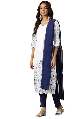 Blue Yard Dyed Pure Cotton Soft Dupatta