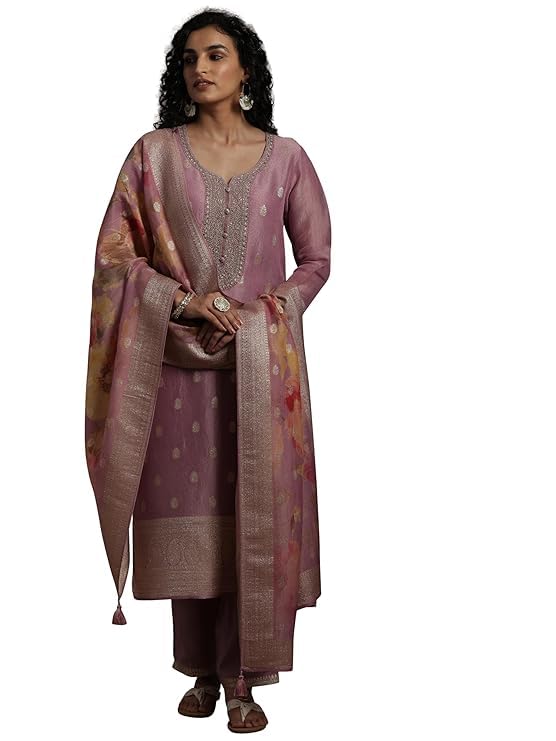 Libas WomenS Silk Blend Kurta Set (277160R