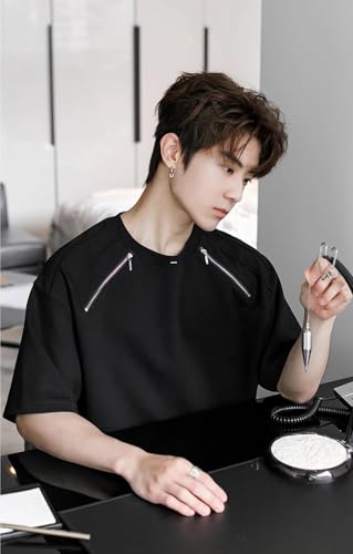 Leriya Fashion Regular Fit Men T-Shirt (LF-MT-1142_Black