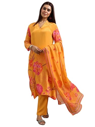 Libas WomenS Silk Blend Kurta Set (99488