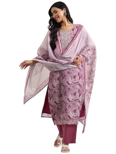 Libas WomenS Linen Kurta Set (99504