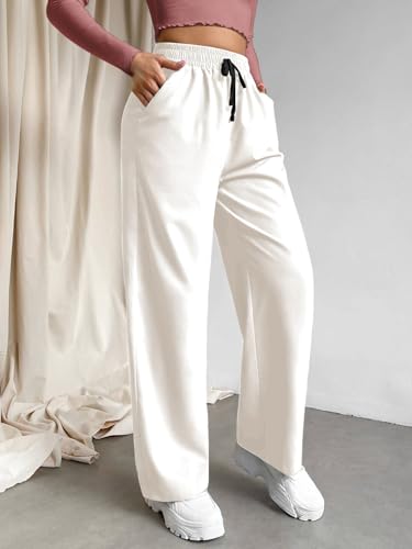Leriya Fashion High Waist Trousers For Women Flared Korean Style Formal Pants | Elegant Workwear For Office, College & Events W