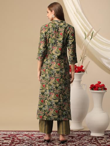 ANNI DESIGNER Cotton Blend Women's Kurta & Pant