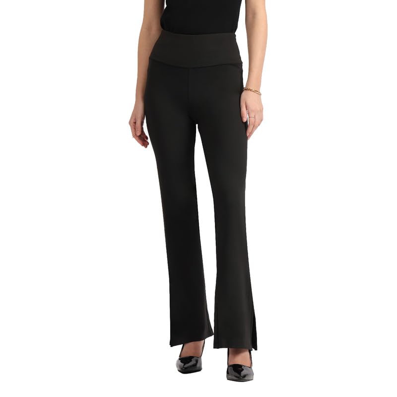 Ultimate Slit Flare Pants - Lite | Stylish Slits | Stretchy | Comfortable | Back Pocket