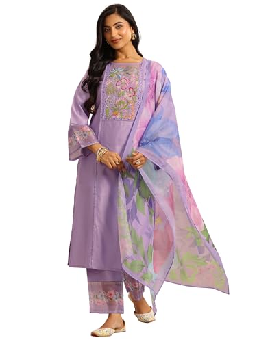 Libas WomenS Silk Blend Kurta Sets (99741