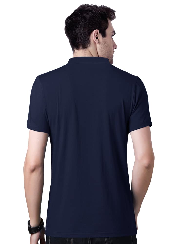 Eyebogler Mens Colorblocked Polo T-Shirt