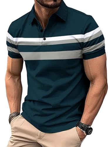 Noble Monk MenS Regular Fit Pure Cotton Polo T Shirt |Half Sleeves |Collar Tshirts | Casual T-Shirt For Men