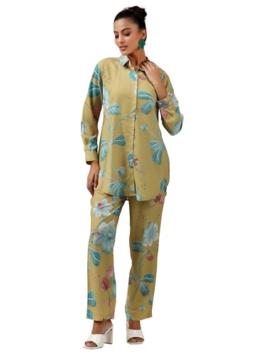 Libas Womens Printed Crepe Co-Ord Set For Women